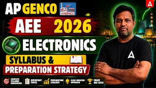 AP GENCO 2026 | AEE Electronics Syllabus | Complete Preparation Strategy ⚡