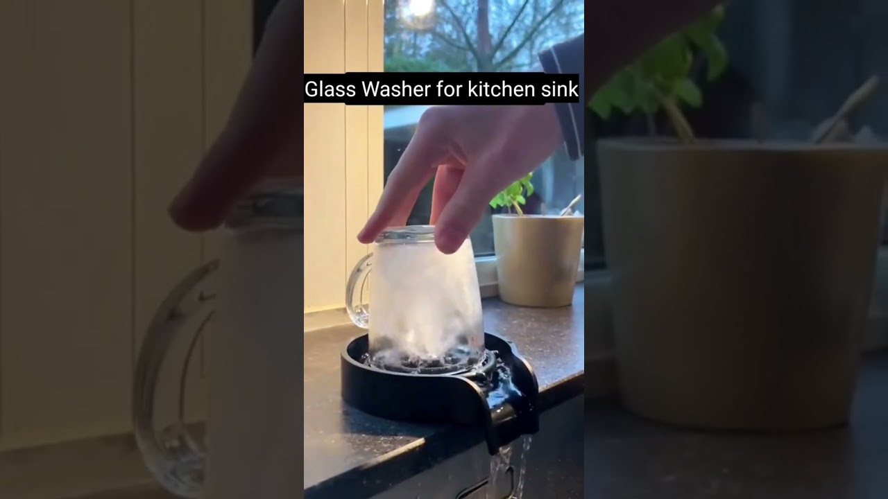 Glass Washer For Kitchen Sink    