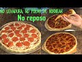 Pizza casera Rápida sin levadura ni reposo🔴 LA MEJOR PIZZA