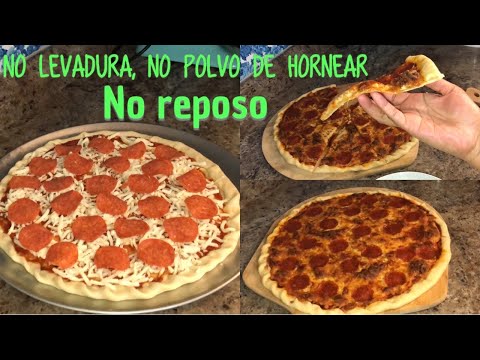 Video: Receta De Pizza Magra Sin Levadura Y Queso