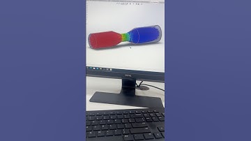 Water flow simulation in solidworks | learn solidworks free #automobile #cncsoftware #solidworks