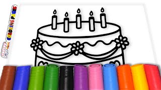 Cake Coloring Pages / Coloring Page Fun Zone