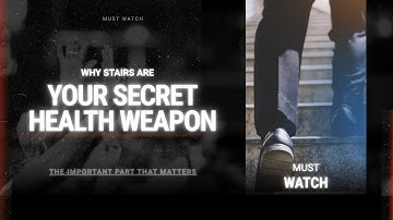 Why Stairs Are Your Secret Health Weapon Long Video #exercise #exercisesolution