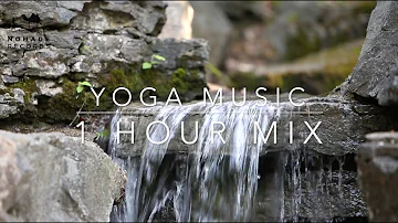 Yoga Music 60 min relaxing music and peaceful waterfalls