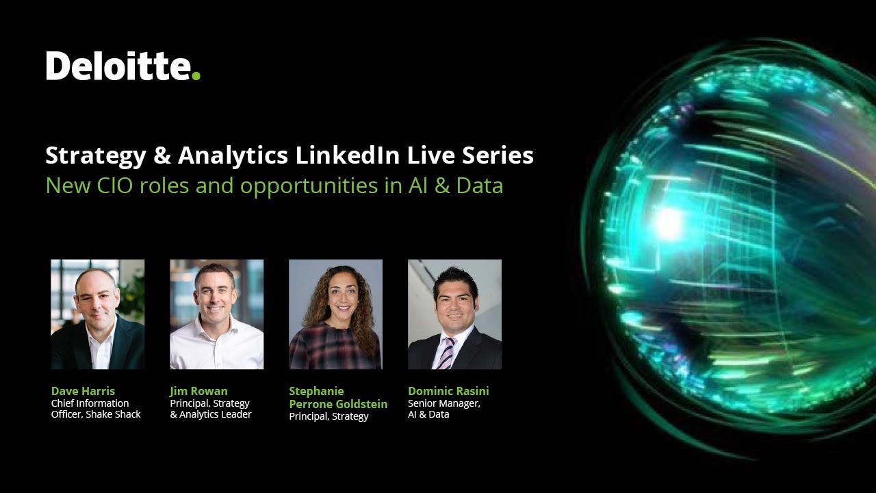Strategy & Analytics LinkedIn Live Series - New CIO roles and ...
