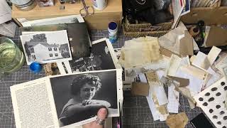 Backing pictures with collage
