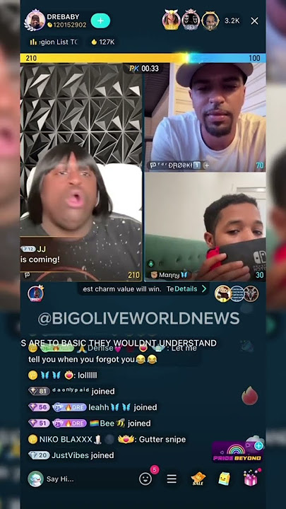 Drebaby and Droski get into it over…Thoughts… #bigo #bigolive #bigoliveworldnews