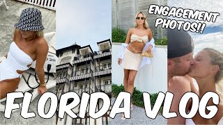 VLOG: taking engagement photos, lululemon haul, Florida vacation