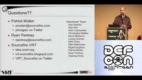 DEFCON 18: Open Source Framework for Advanced Intrusion Detection Solutions 4/4