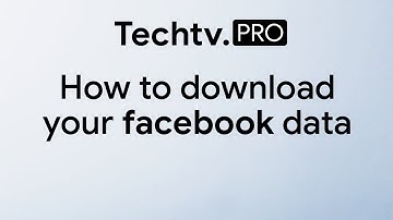 How to export your data from facebook