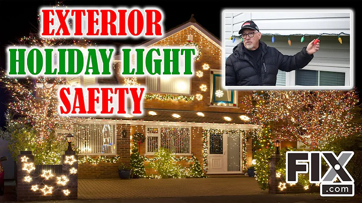 Safety Tips For Putting Up Holiday Lights | Exterior Holiday Light Safety | FIX.com