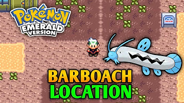 How To Catch Barboach In Pokemon Emerald - Barboach Location