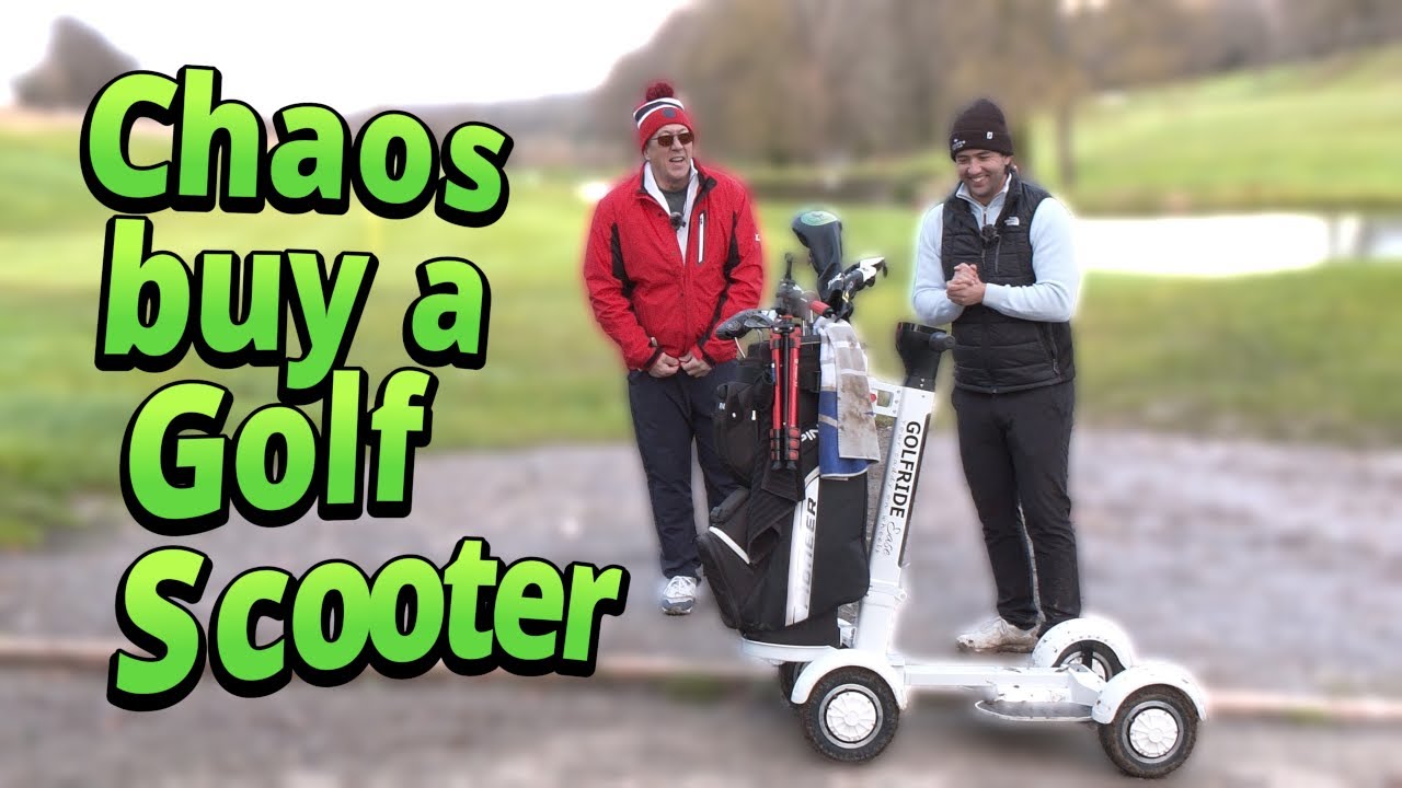 Chaos bought a golf scooter! 