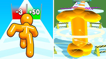 Tall Man Run - Gameplay Walkthrough Levels 43-44