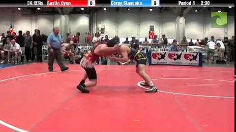 Men 63 KG / 138.75 lbs - Austin Oyen vs. Corey Sta...