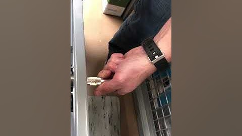 Install Drawer Lock Bar on EotF Cabinet with Lock Housing