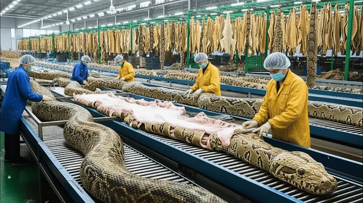 Inside a Modern Snake-Leather Factory: From Raw Skins to Luxury Fashion (Full Process)
