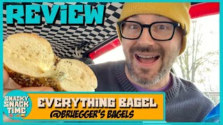 Bruegger's Bagels® Everything Bagel  Review! | Snacky Snack Time