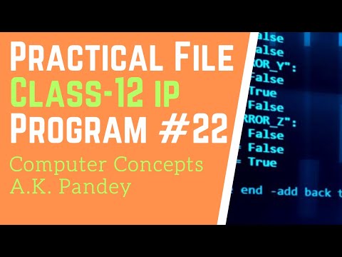 PROGRAM#22 | HOW