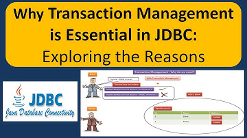 Why Transaction Management is Essential in JDBC: Exploring the Reasons