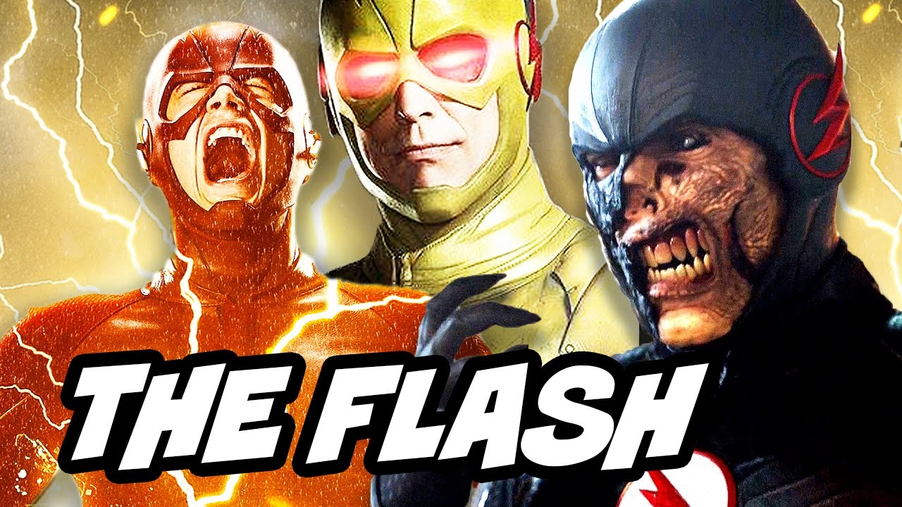 The Flash vs Reverse Flash Black Flash Full Timeline 4K HD Why He