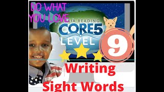 Lexia core 5 level 9  Writing Sight Words | Fast Word Search