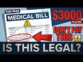 Don’t Pay Your Medical Bill Until You Read This (USA)