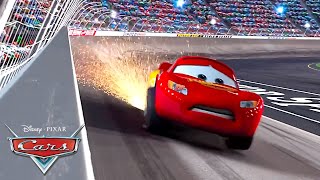 Rayo McQueen pierde sus neumáticos | Pixar Cars