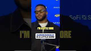 Aaron Donald is back 😤 #rams #nfl