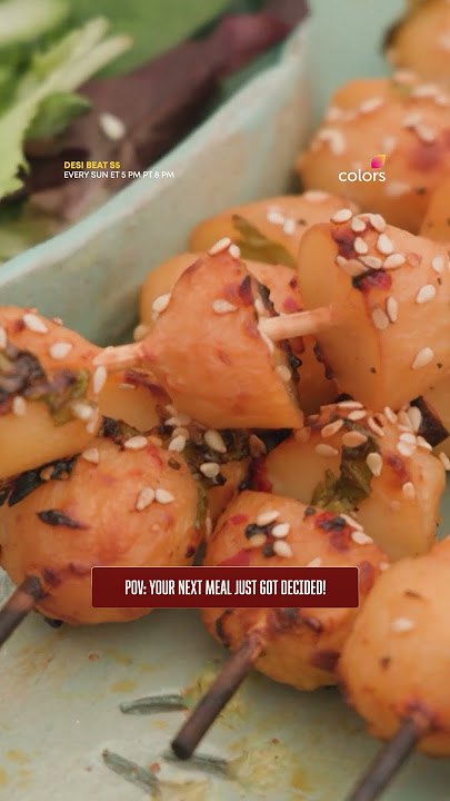 This Sunday: Thai Chilli Chicken & Potato Skewers with Nam Jim Sauce!| #DesiBeatS5 #ColorsTV #Shorts