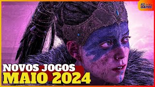 8 PRINCIPAIS LANÇAMENTOS - NOVOS JOGOS DO MÊS DE MAIO 2024!