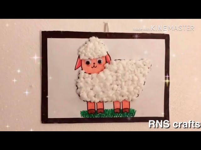 Cotton Ball Sheep - Crafts on Sea