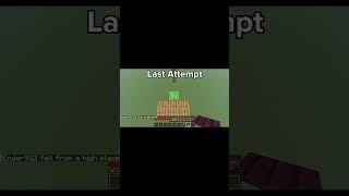Slime launch/ender pearl/mace clutch! #minecraft #clutch #gaming