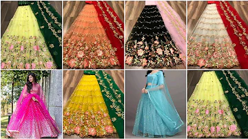 latest new lehenga design !! stylish and trendy party wear lehenga design with price !! #25