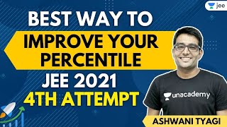 Best way to improve your percentile | JEE 2021 4th Attempt | Unacademy JEE |  Ashwani Tyagi