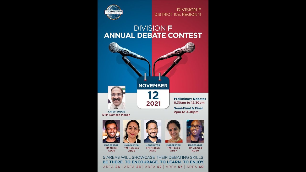 Division F Annual Debate 2021-22 Dated 12.11.2021