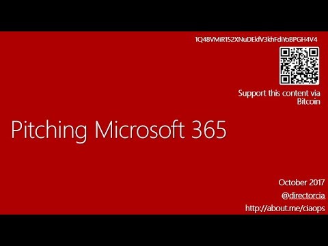 How to pitch Microsoft 365