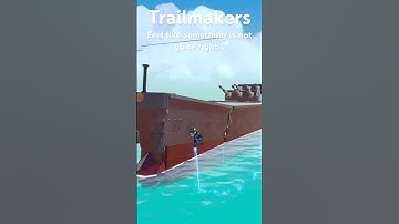 Trailmakers - too many Big boats #trailmakers #battleship #funny #glitch #tutorial #yamato #howto