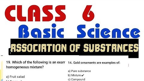 Class 6 Basic Science Chapter 5 | Association of Substances |Explanation in English| Kerala Syllabus