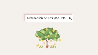 Meditación 1000 USD Cuaderno de Abundancia Económica