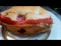 Пирог 🍓 клубничный, абсолютно постный и очень вкусный!