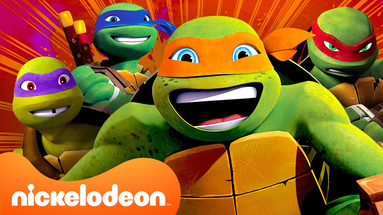 TMNT: Teenage Mutant Ninja Turtles | 60 MINUTEN Mikey als de jongste broer! 🤭 | Nickelodeon