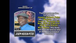 Joseph Hickson Peter short