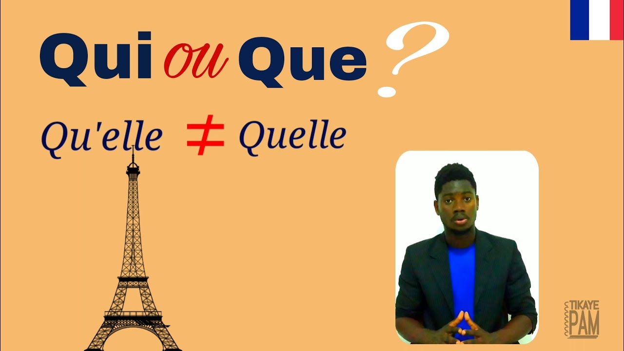 Pronome relativo Qui e Que. Diferença entre Qu'elle e Quelle. - YouTube