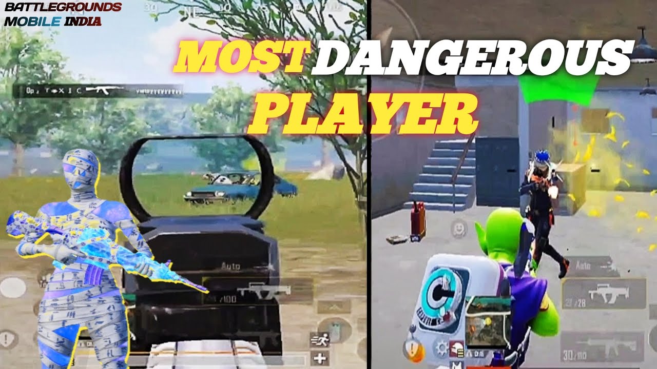 Most Dangerous Player of BGMI 🔥 Intense 1v4 Clutches - YouTube