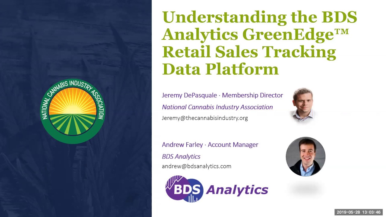 WEBINAR: BDS Analytics GreenEdge Retail Sales Tracking Data Platform ...