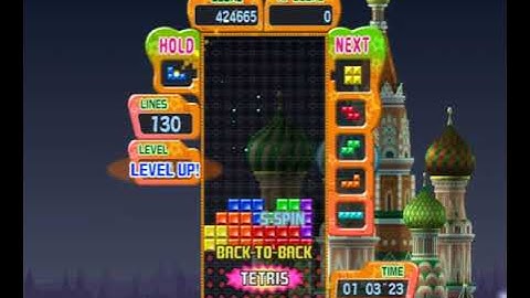 [TAS] Tetris Party Deluxe (Wii) - Marathon in 1m10s