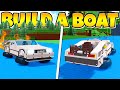 WORKING MICRO BLOCK DELORIAN! Build a Boat