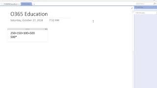 OneNote Tips and Tricks - Lesson 3 - Doing math on OneNote