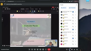 Live Session-1 (Accelerator Physics)
